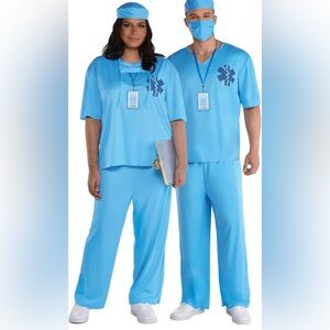 Amscan Doctor/Nurse adult standard costume. NWT one size